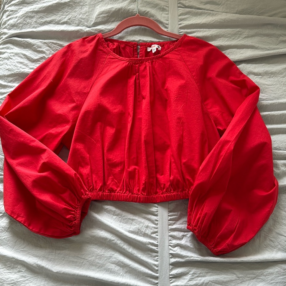 Sundry Puffed Sleeve Top - 2